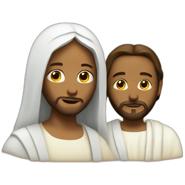 Jesus and Mary  emoji