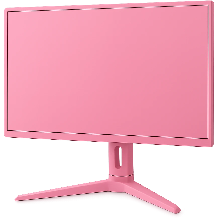pink game monitor emoji