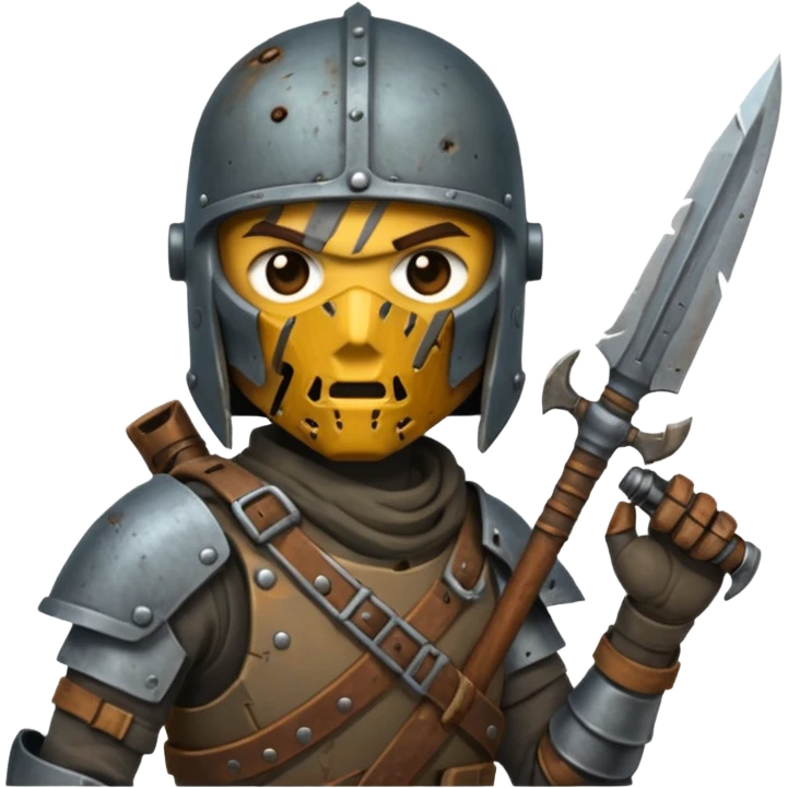 Video game post apocalyptic raider emoji