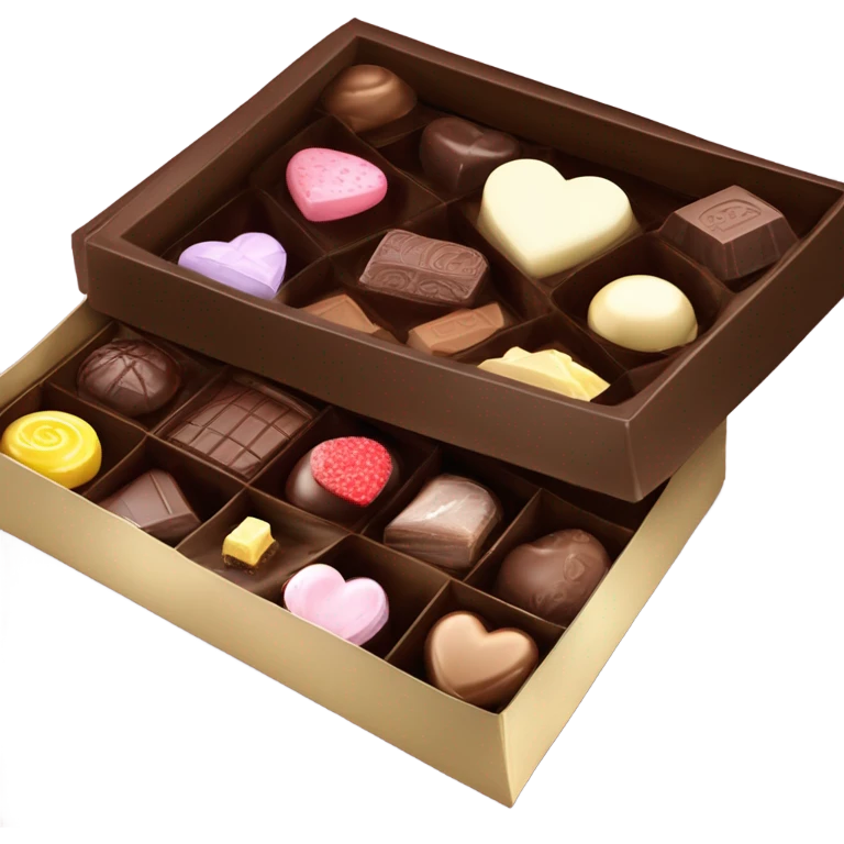 Chocolate box for Valentine’s Day emoji