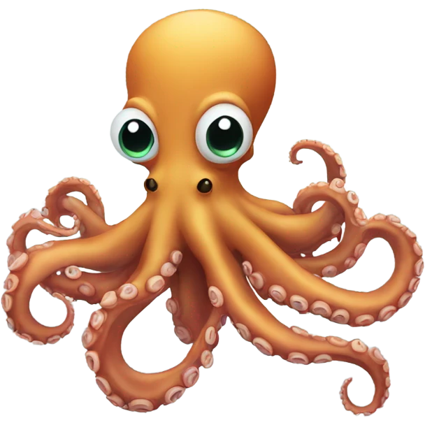 octopus with one arm emoji
