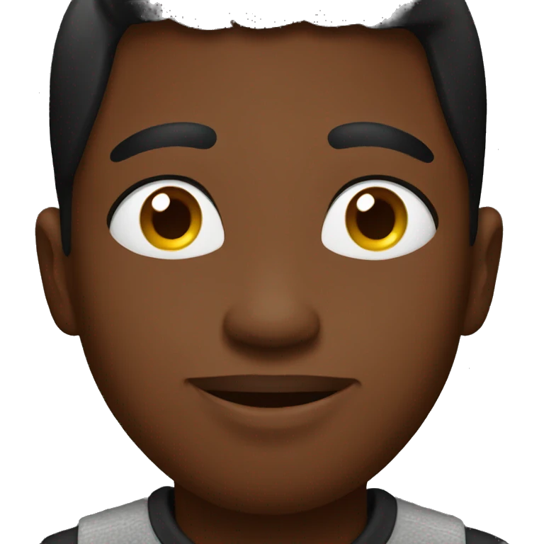 black farm boy emoji
