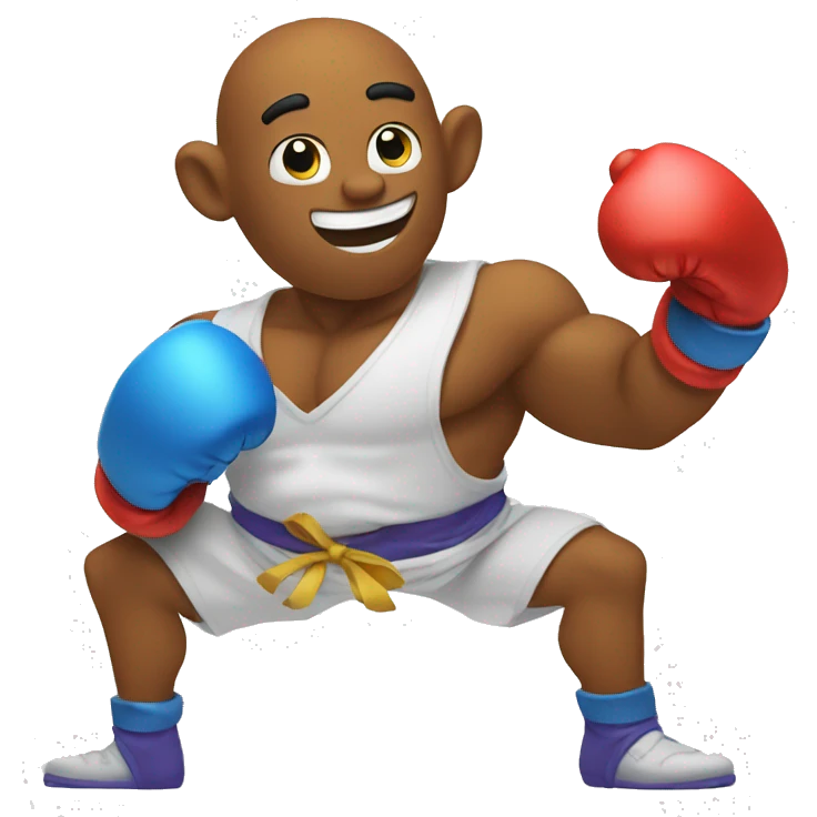 smart genie with boxing gloves emoji