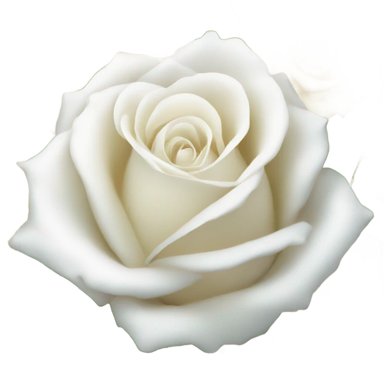 white rose boquet emoji