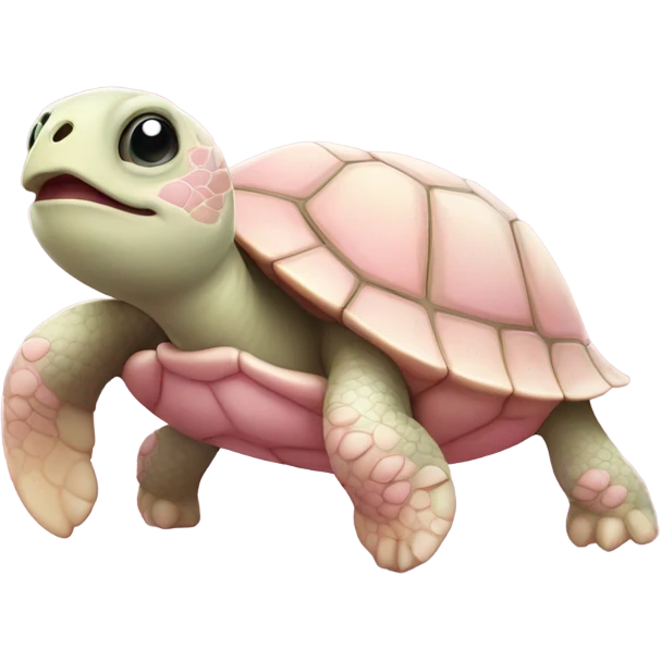 Pink asthetic turtle emoji