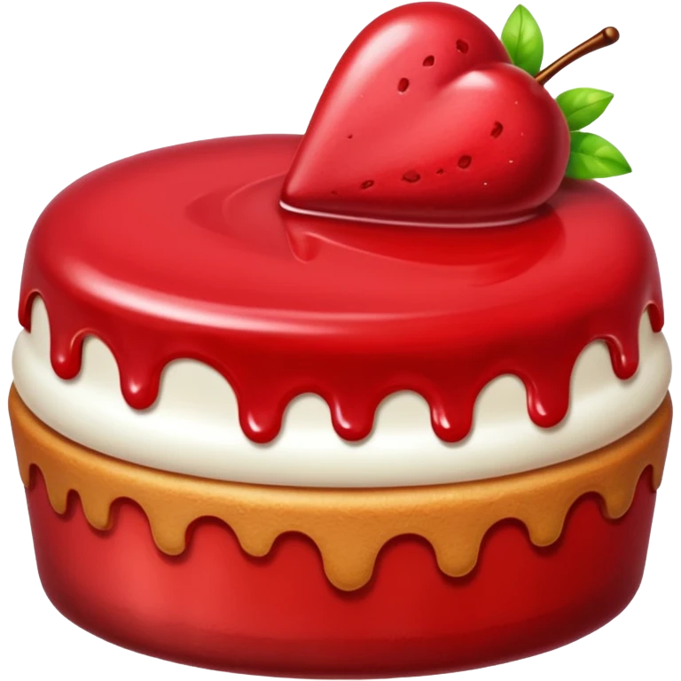 red dessert emoji