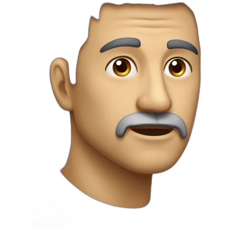 Hombre-calvo-cicatriz-en-cabeza-enfadado emoji