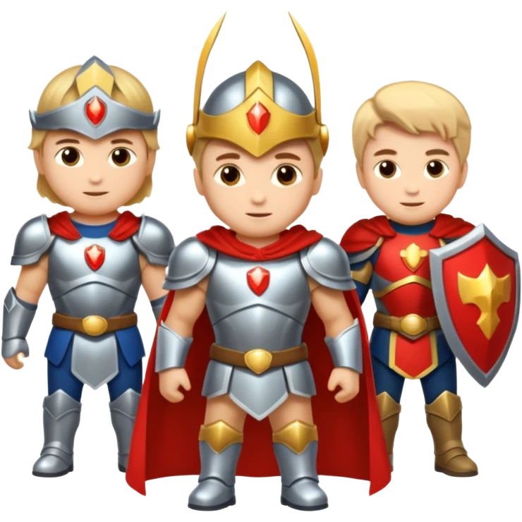 Три богатыря и свет клином emoji