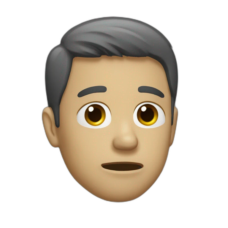 homme  qui pleure emoji