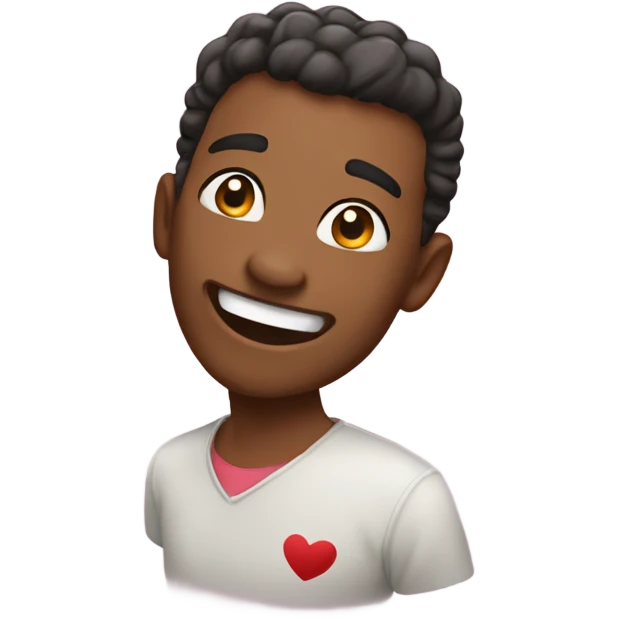 Over joyed with love emoji