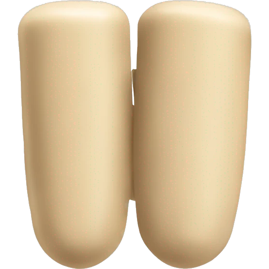 beige protective earplugs  emoji