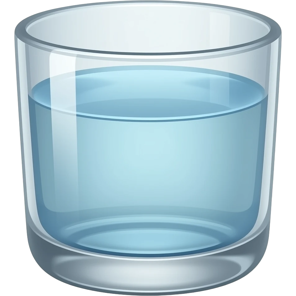 كوب من الماء emoji