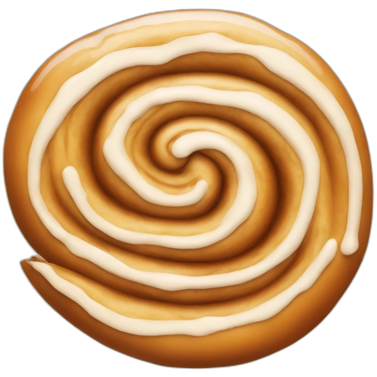A cinnamon bun emoji