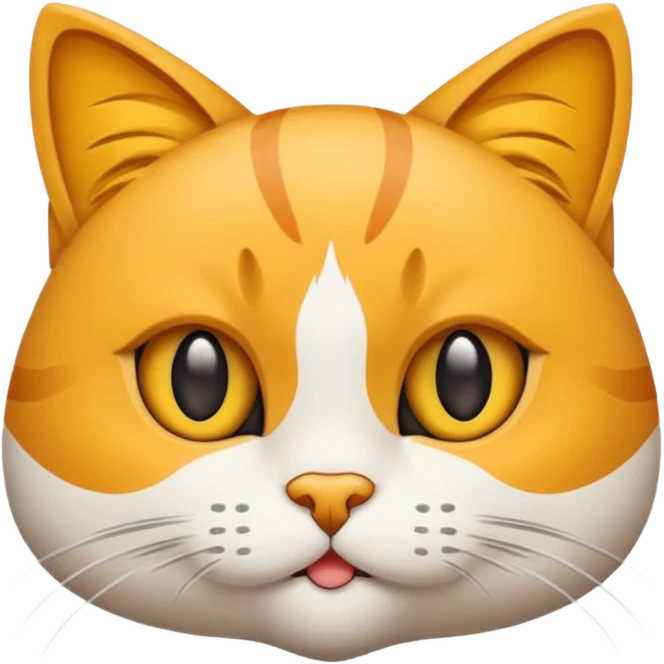 Tüylü beyaz Kedi emoji