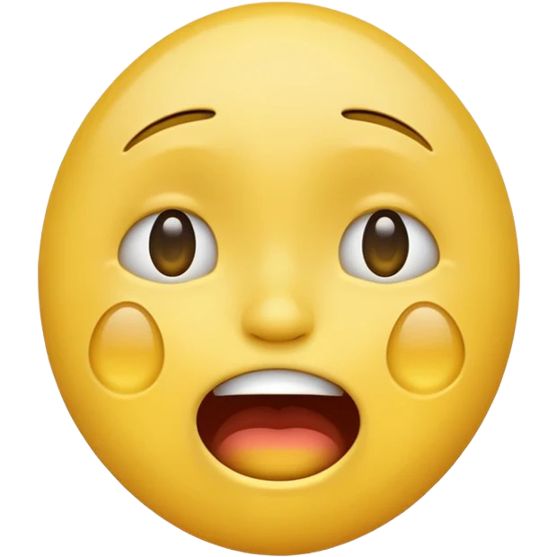 A cry laugh emoji that is more crying than laughing emoji