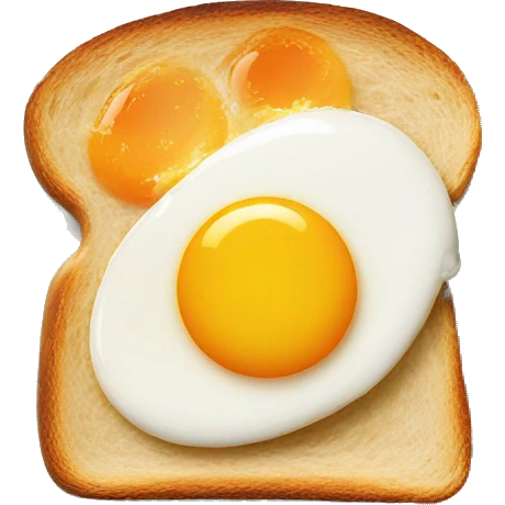 Egg on toast emoji