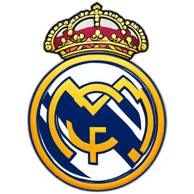 Real Madrid club logo emoji