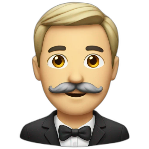 Men with moustache emoji