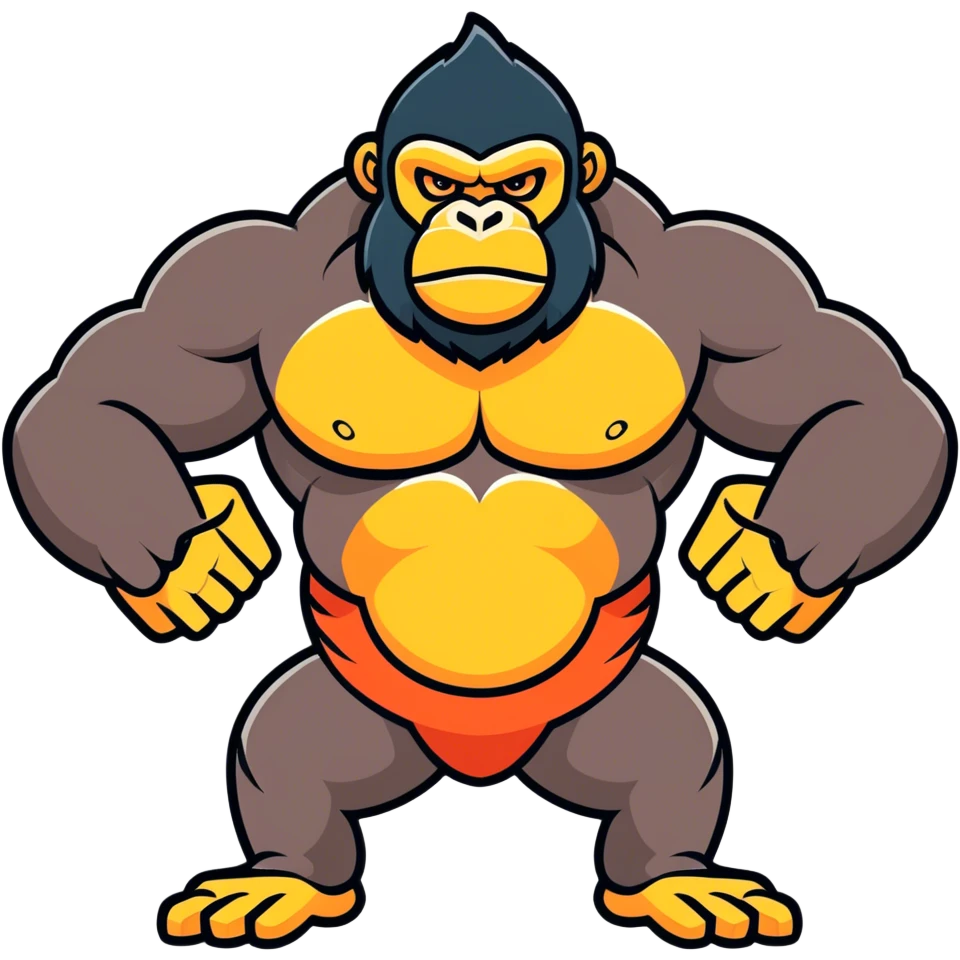 Huge ape on steroids  emoji