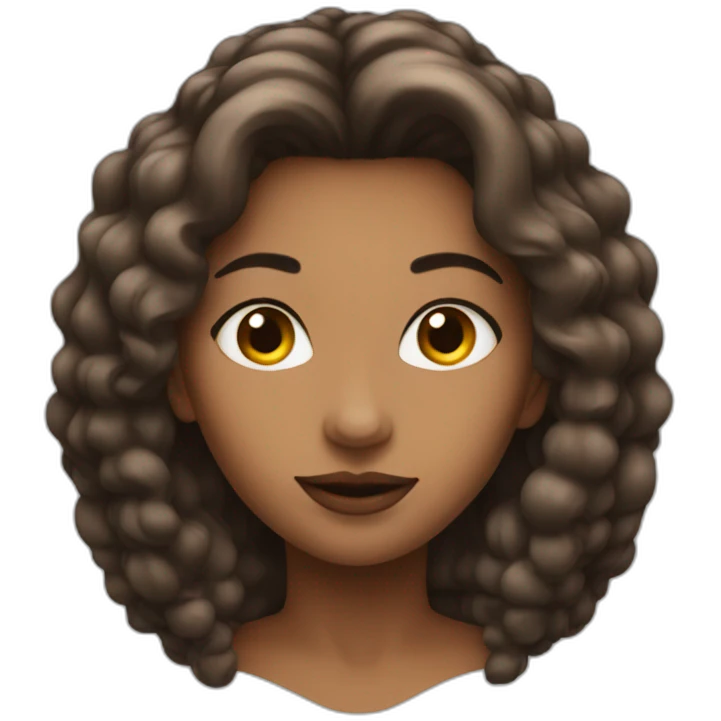 woman whith big chest emoji