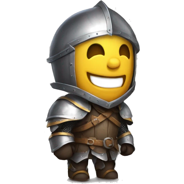 fantasy knight laughting lol emoji