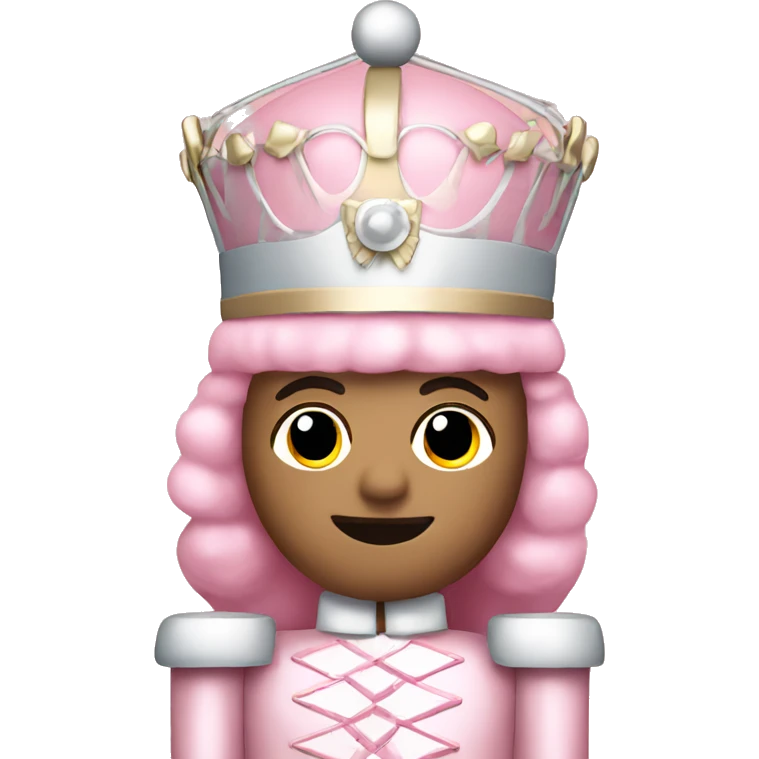 Light pink nutcracker emoji