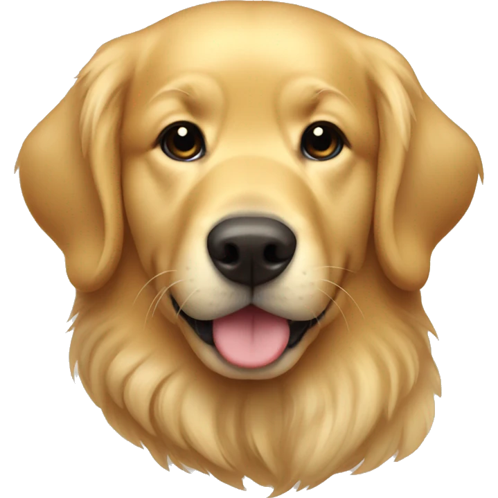 golden retriever cozy  emoji