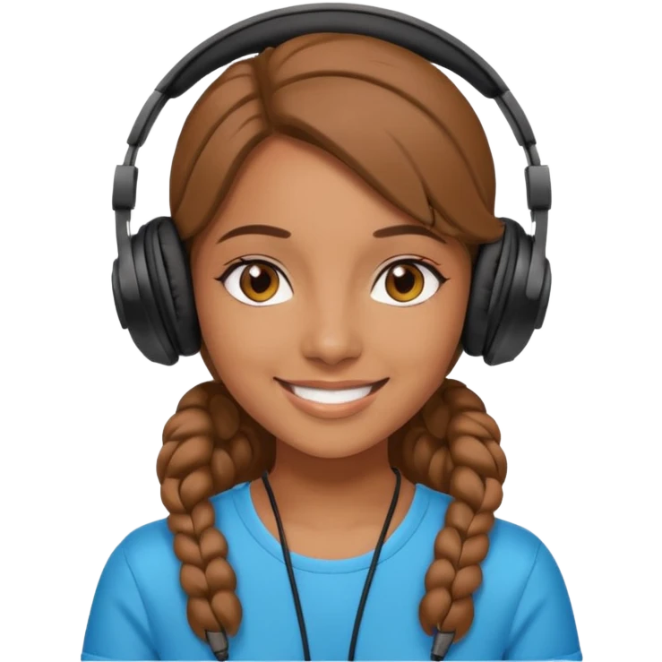 brown girl dj emoji