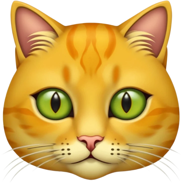 Katze mit Gurkenscheiben auf den Augen emoji