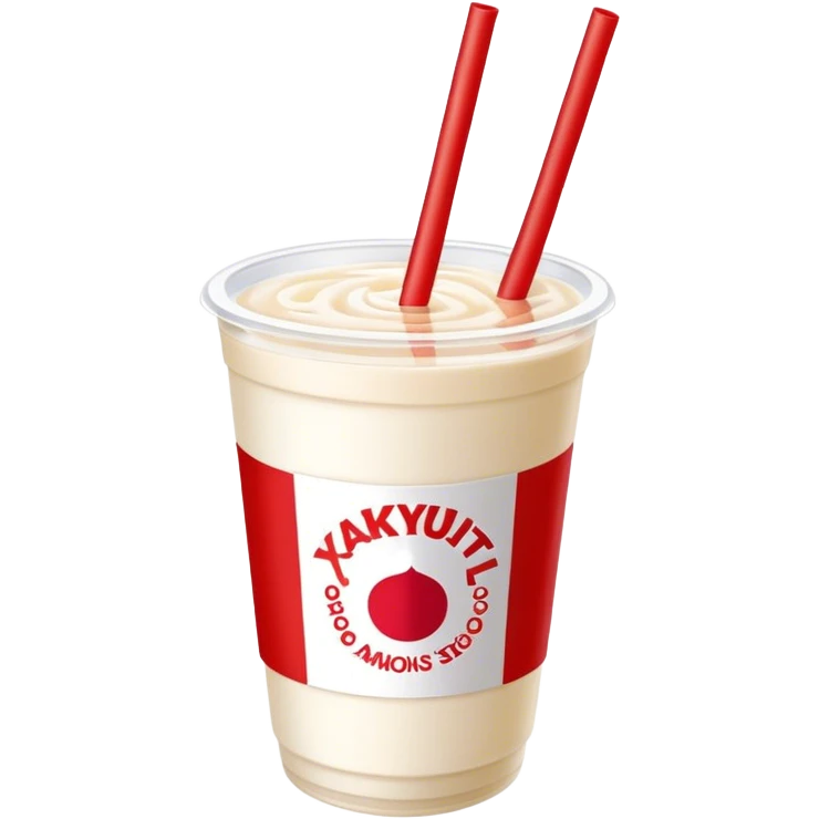 straw pack Korea Yakult emoji