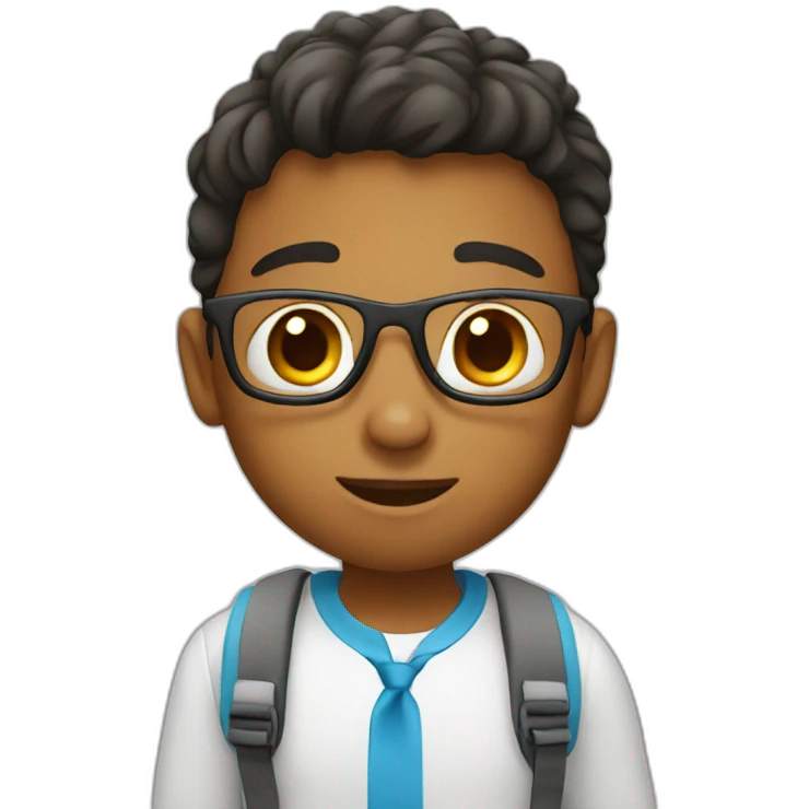 kid learning emoji
