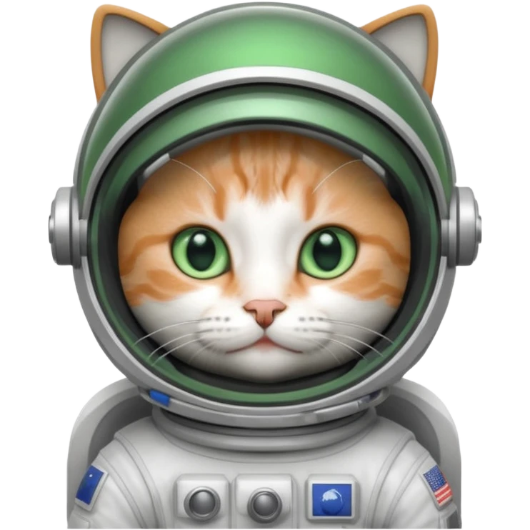 Cat astronaut emoji