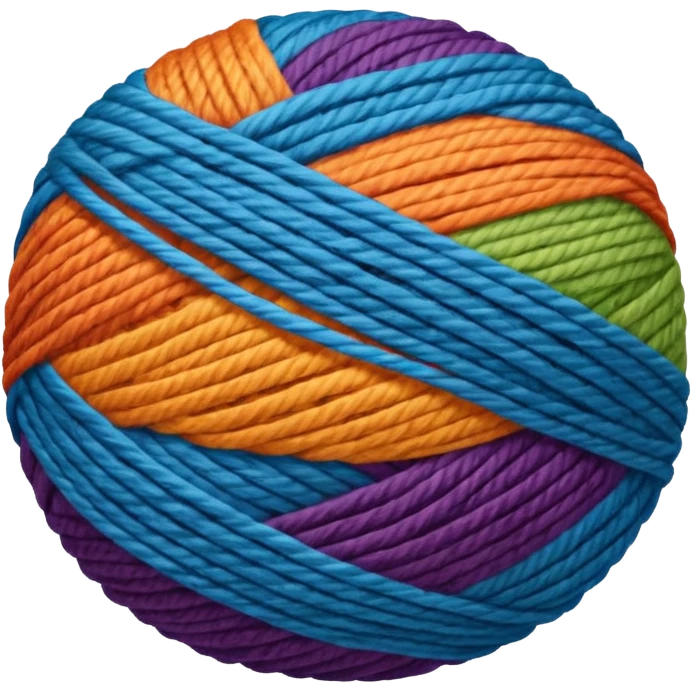 Rolled Yarn Ball emoji