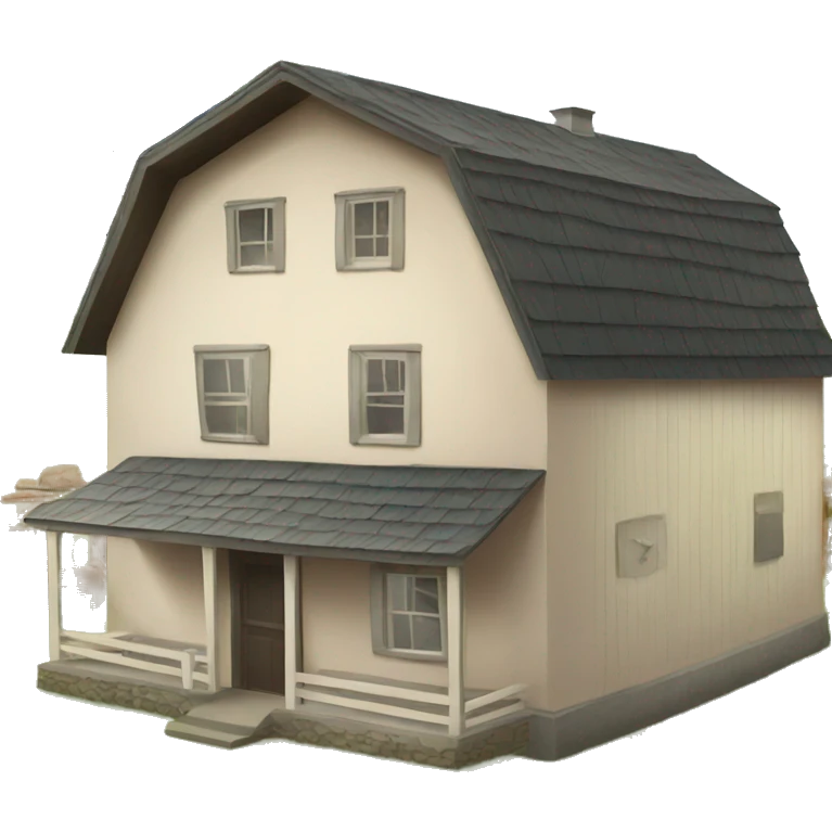 Farm house emoji