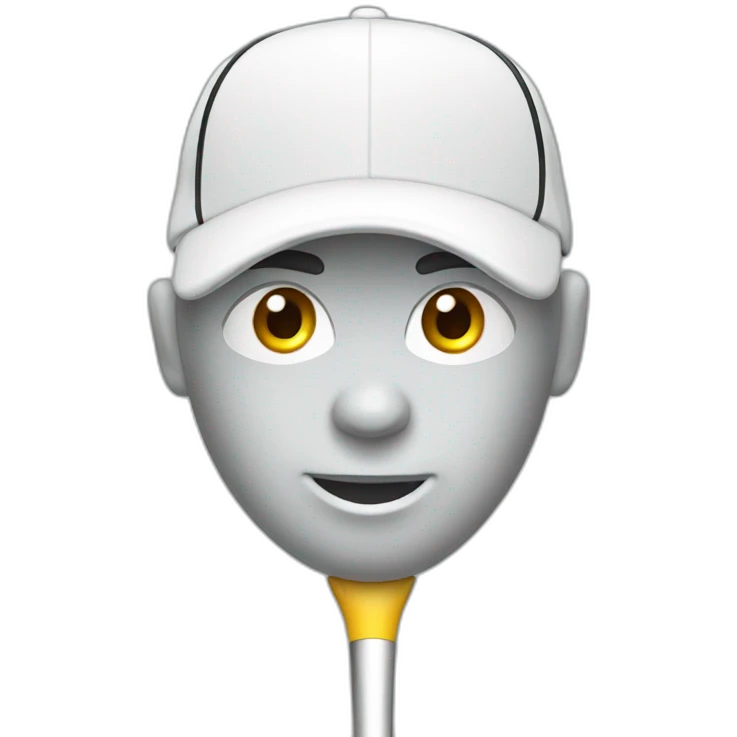 Golf driver emoji