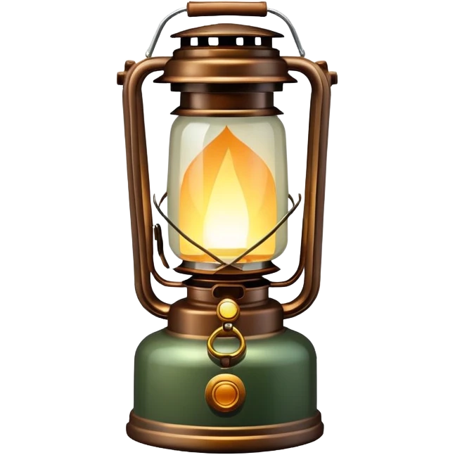 camping lantern emoji