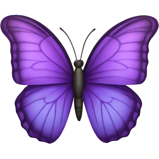 purple butterfly  emoji