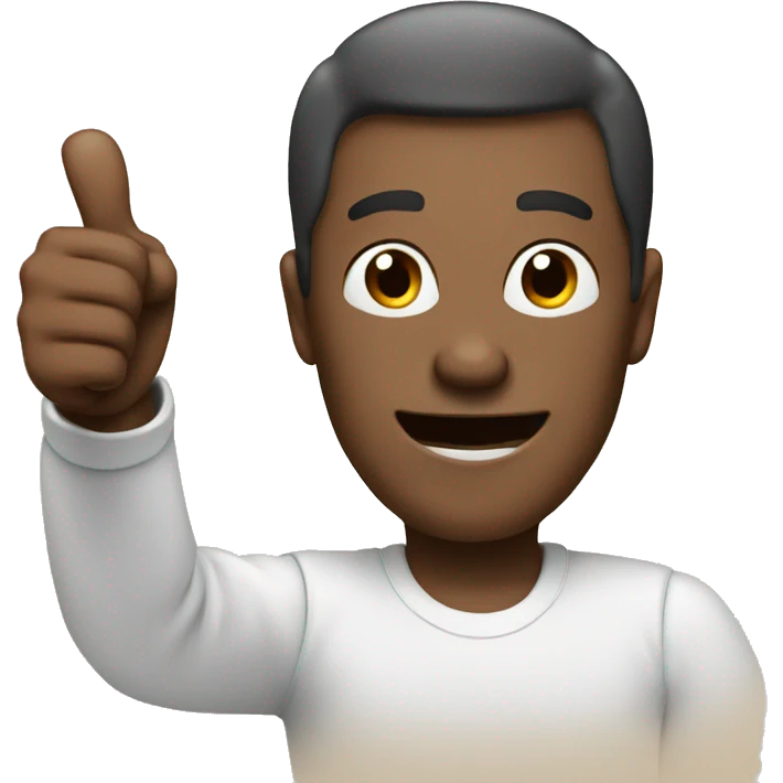 man thumbs up emoji