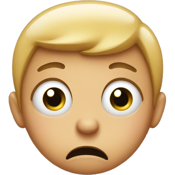 Shocked face with tears  emoji