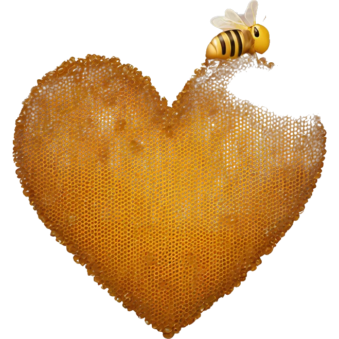 Honey heart emoji