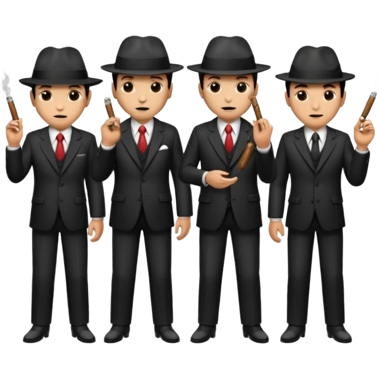4 mafia members emoji