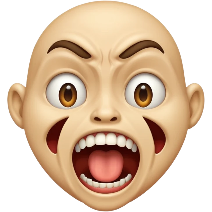 screaming  emoji