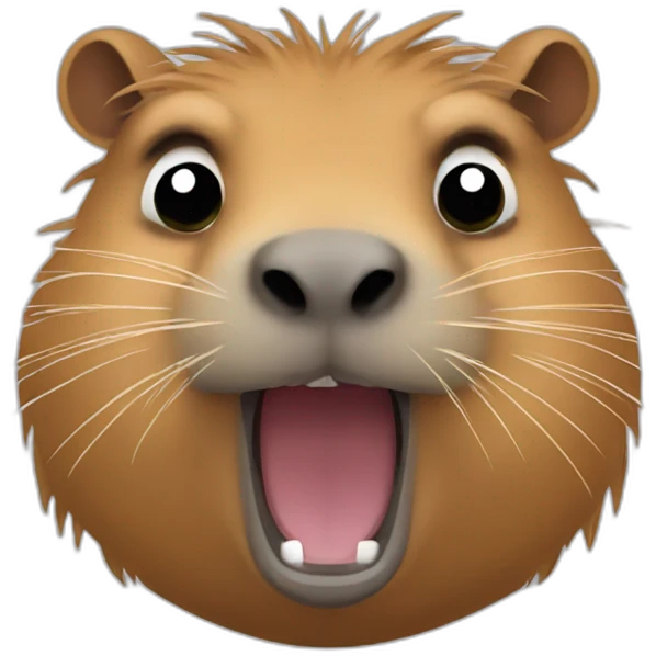 angry capybara face emoji