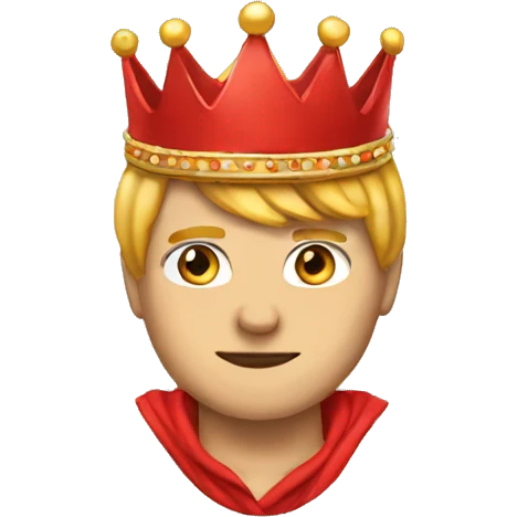 RED SWAG CROWN emoji