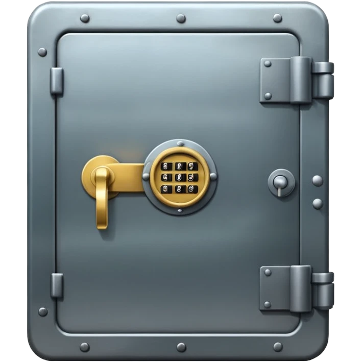Bank vault  emoji
