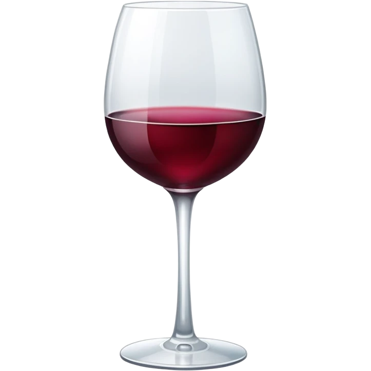 Create a wine glass that is full all the way to the top but not overflowing emoji