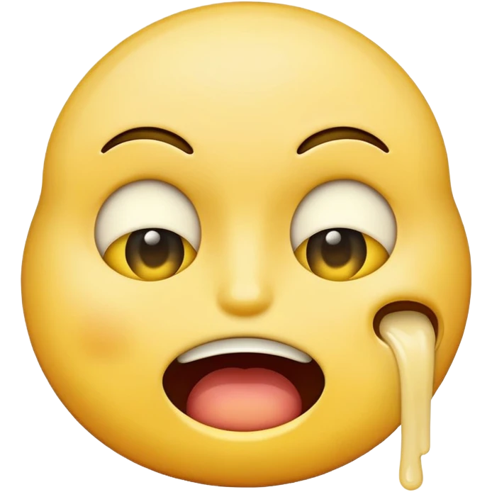 An emoji chocking itself emoji