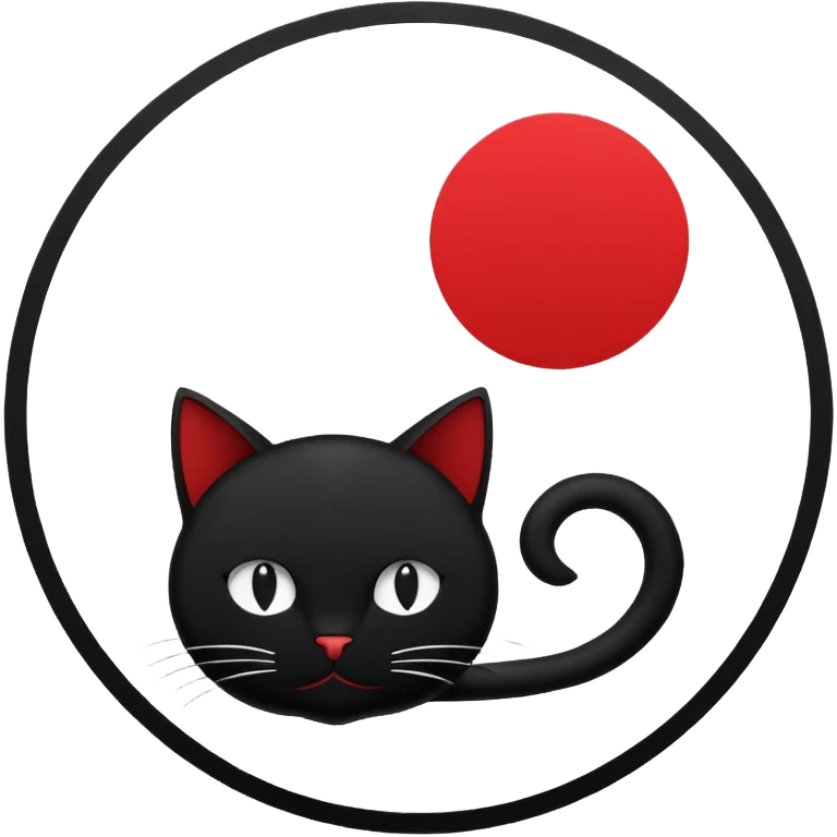 white sign with 🚫🐱 emoji