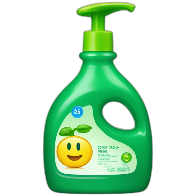 green Dish soap bottle emoji