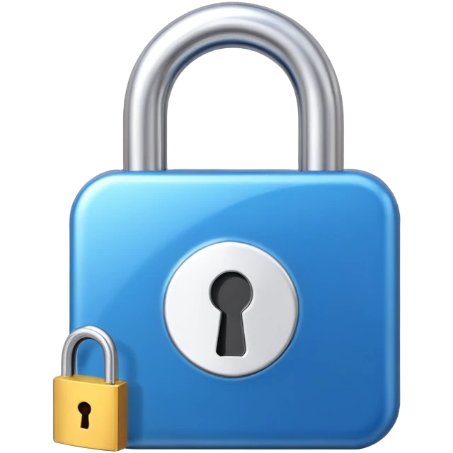 secure website with padlock emoji